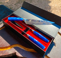 Thumbnail for Kit 3 Facas Profissionais Churrasking Ocean + Caixa de Luxo